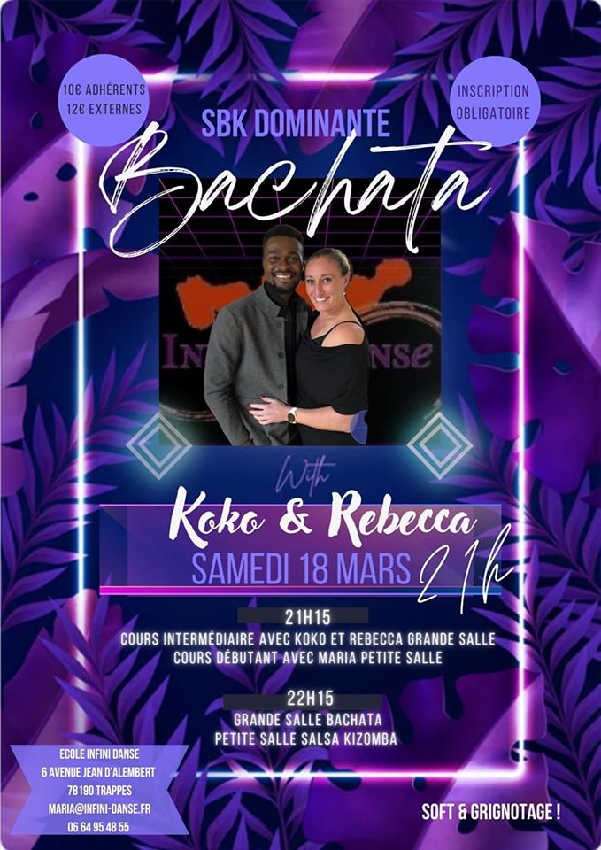 Soirée SBK BACHATA animée par Koko