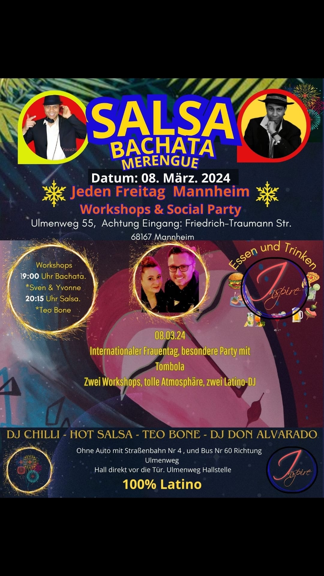SALSA BACHATA MERENGUE PARTY MANNHEIM