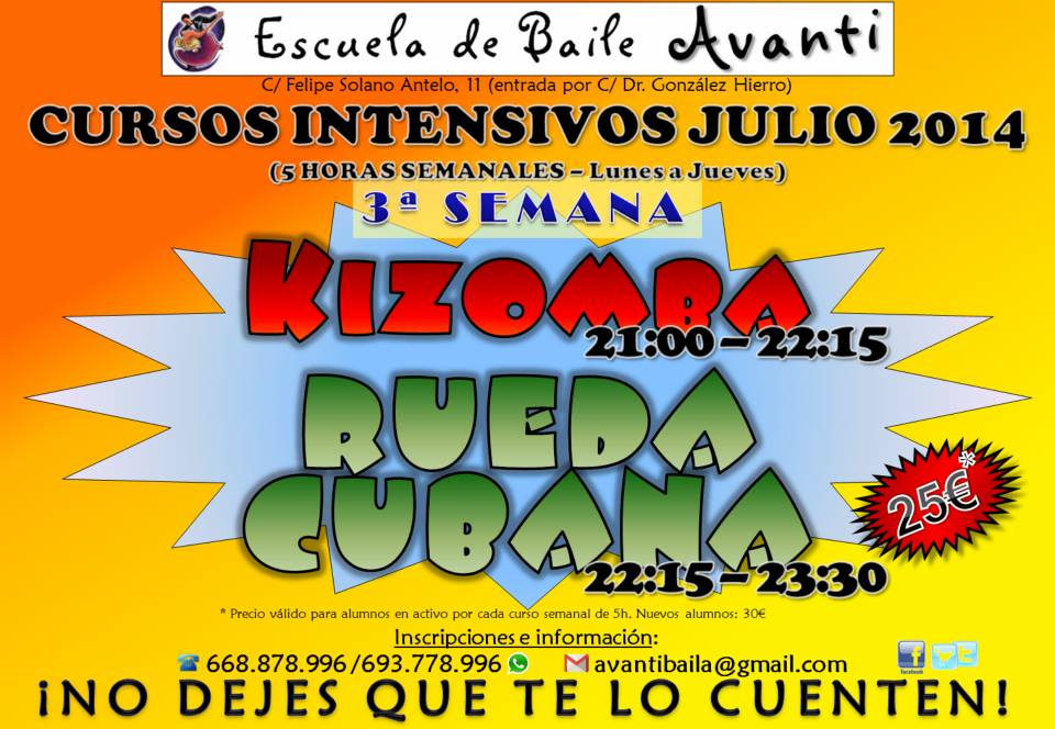 Cursos Intensivos de Verano 2014 en AVANTI (3ª semana)