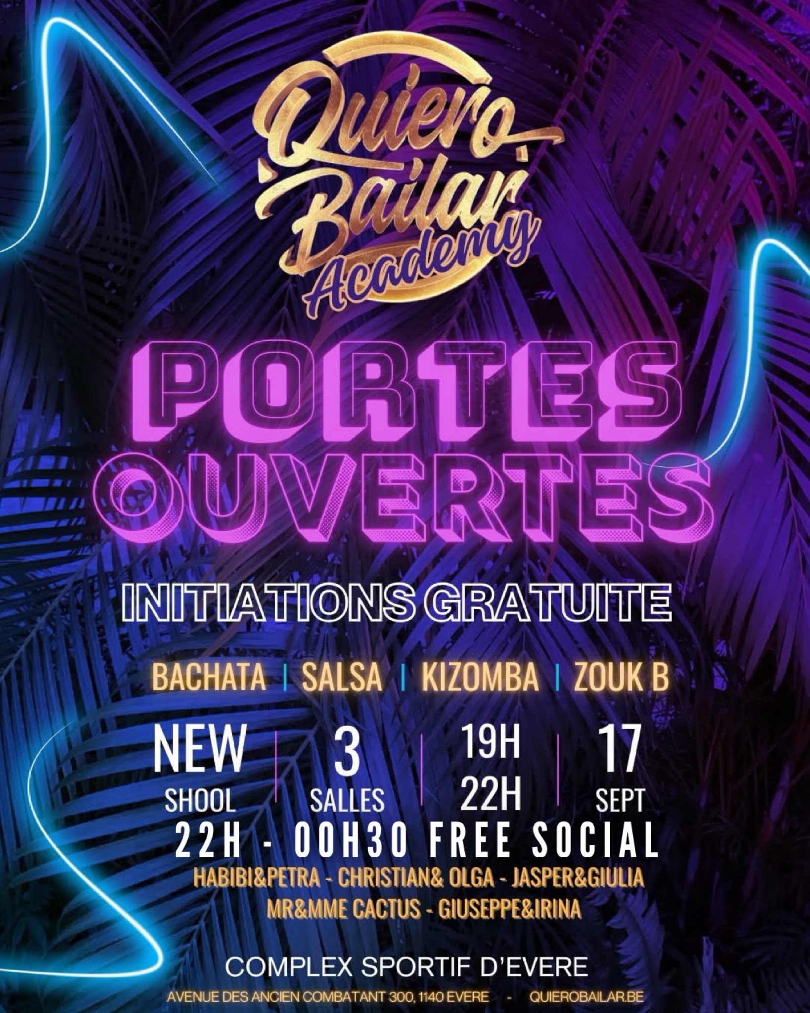 QuieroBailar Academy Portes ouvertes (Bachata, Salsa, Kiz, Zouk B)