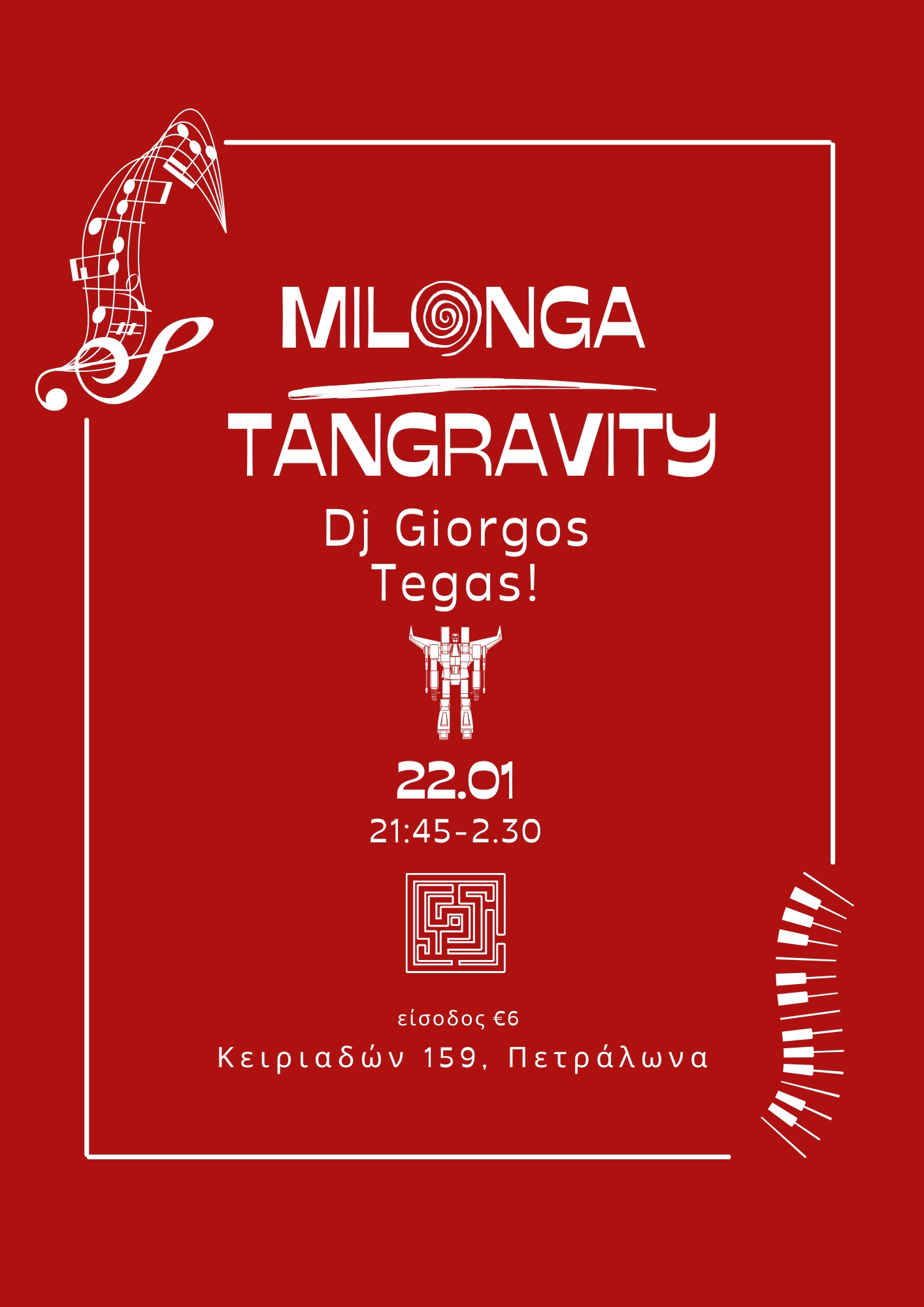 Milonga Tangravity ~ Dj Giorgos Tegas !!!