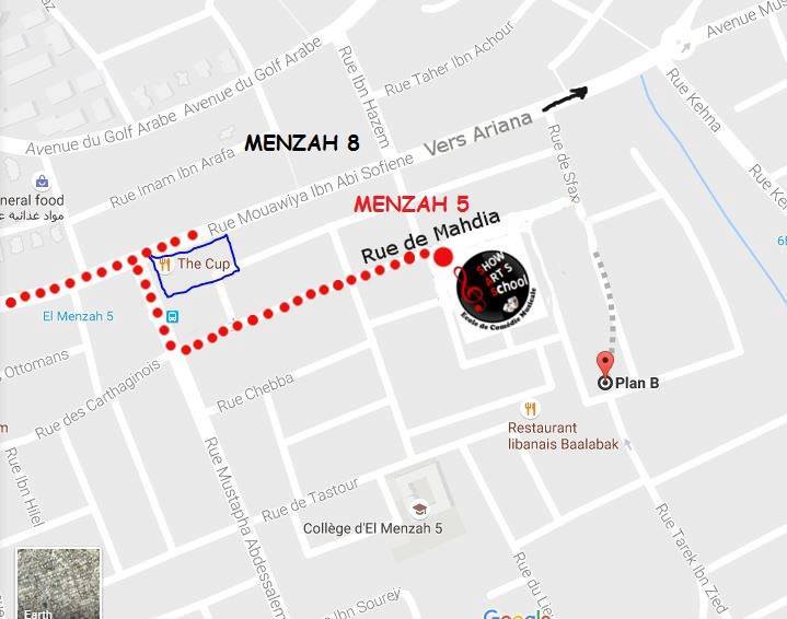 TANGO : Cours collectifs d'été El Menzah 5