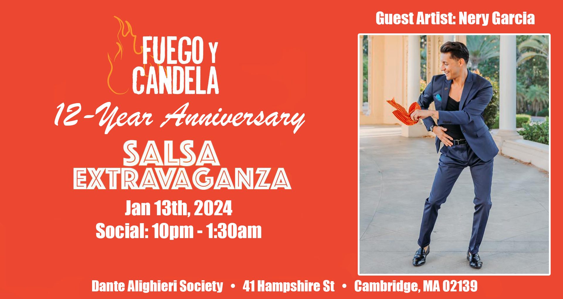 Fuego y Candela 12-Year Anniversary Salsa Extravaganza!