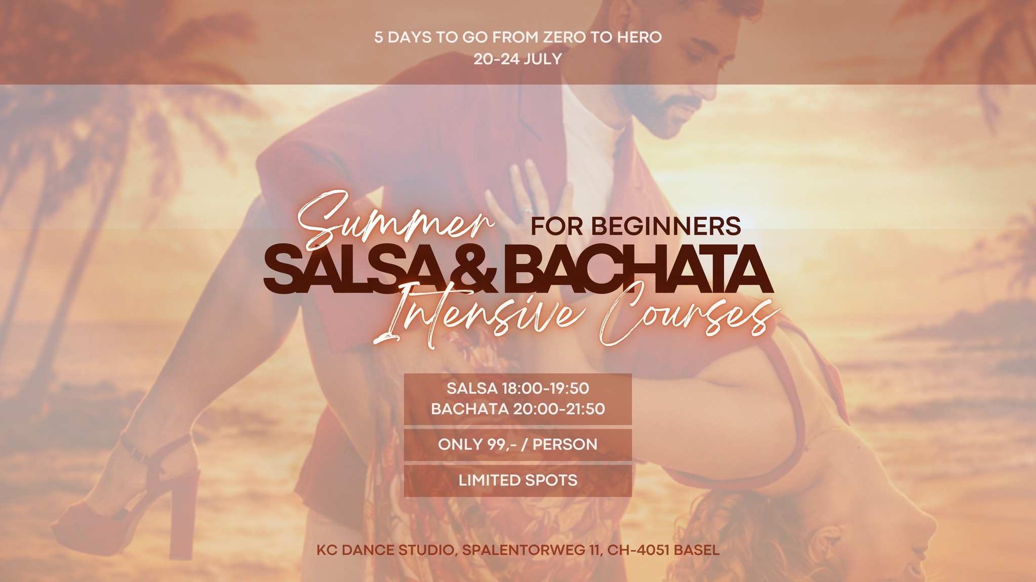 Salsa & Bachata Beginner 5-day Summer Intensive
