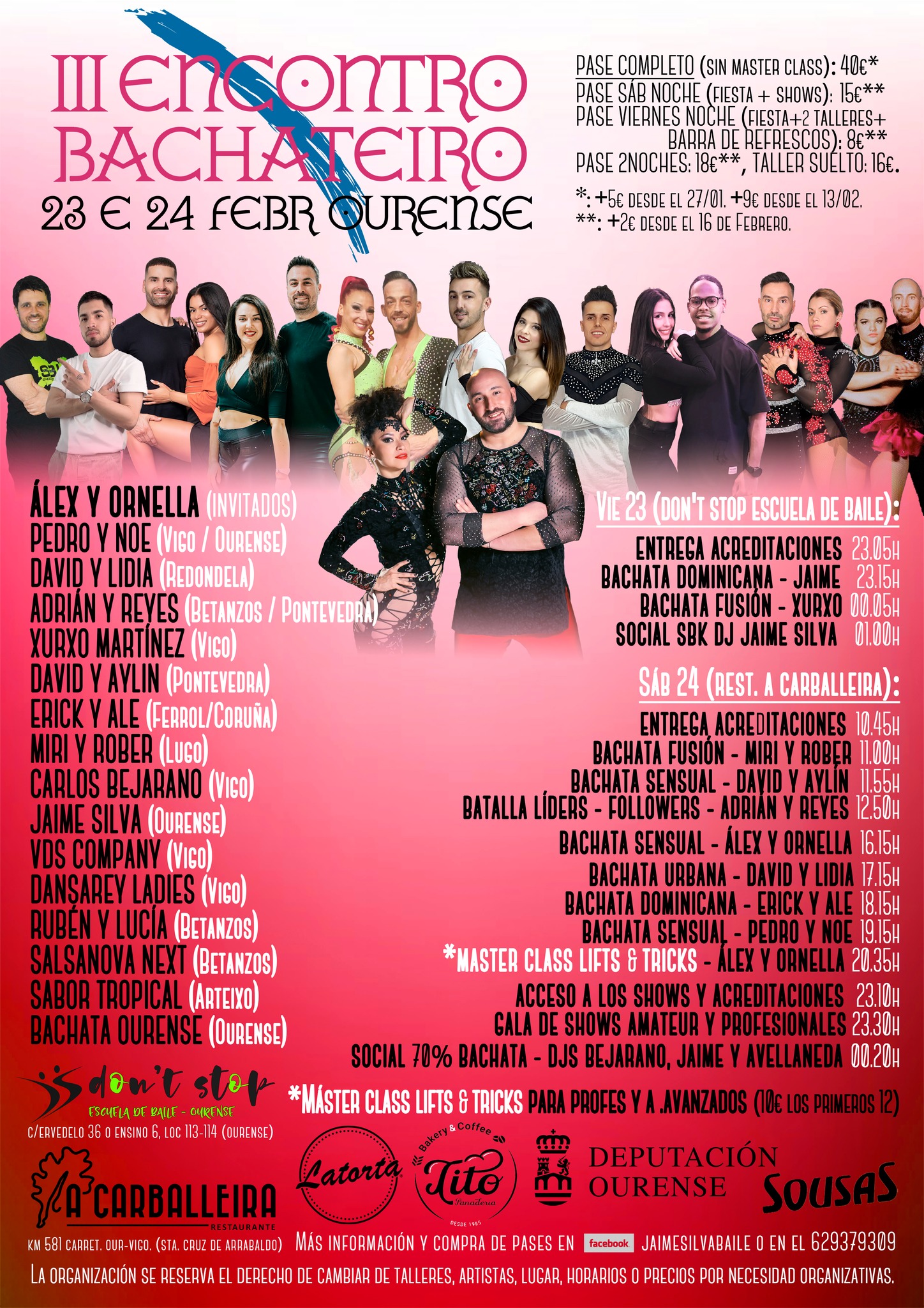 III Encontro Bachateiro: Xuntanza de profesores y alumnos de bachata de Galicia