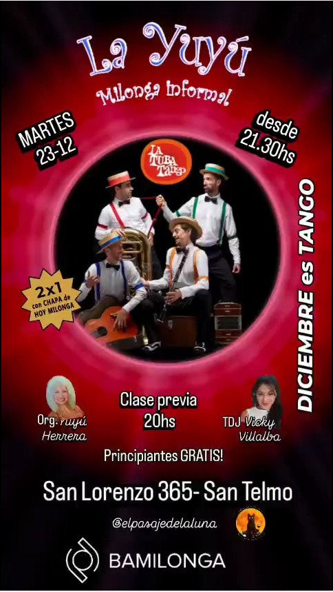 La Tubatango en Yuyú Milonga