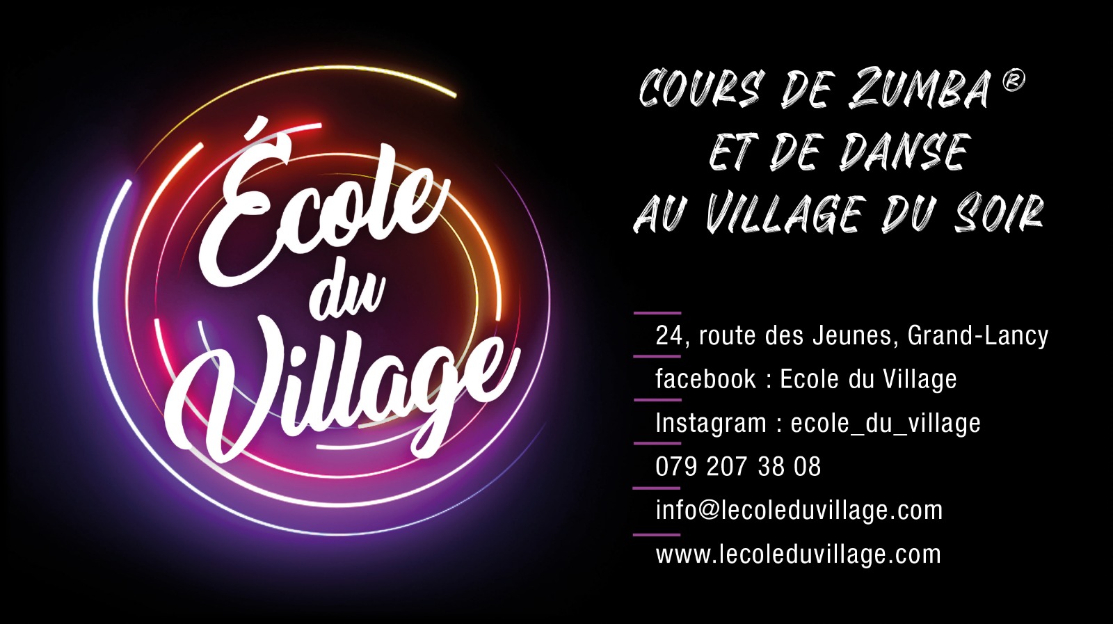 Cours de DANSE au Village du Soir