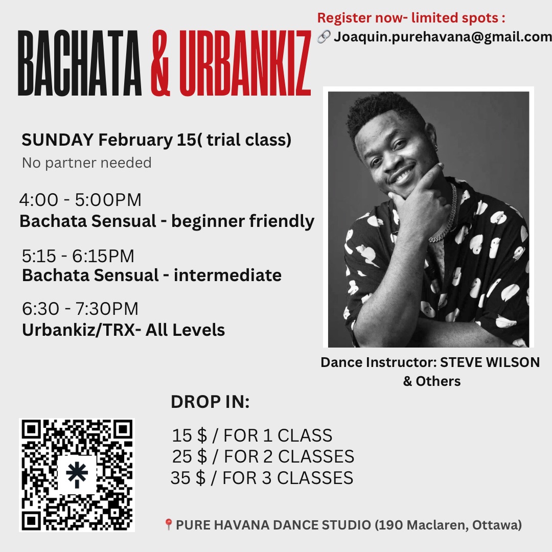 Bachata & Kizomba class by Steven & others