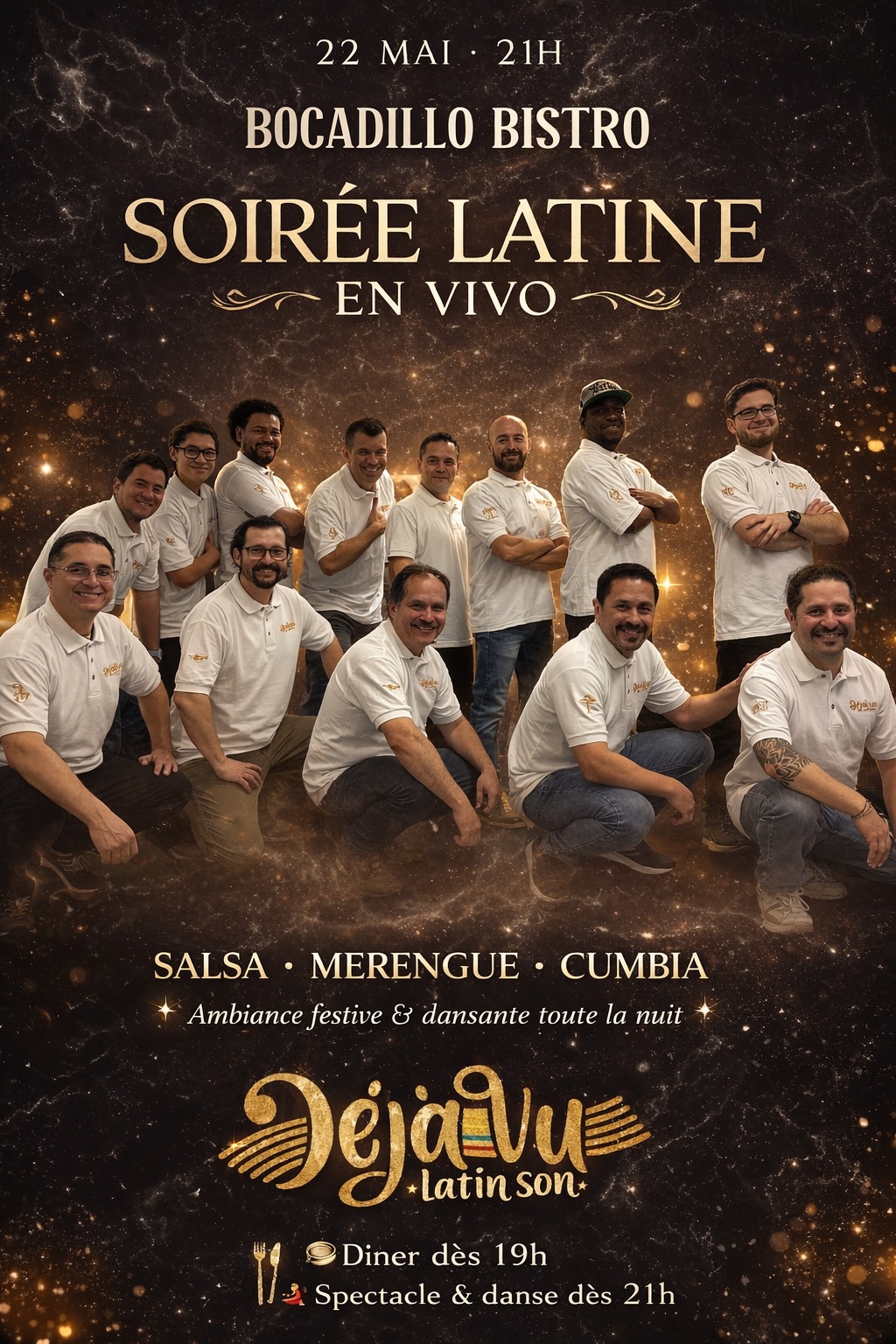 Soirée Latine Déjà Vu Latín son 🇨🇴