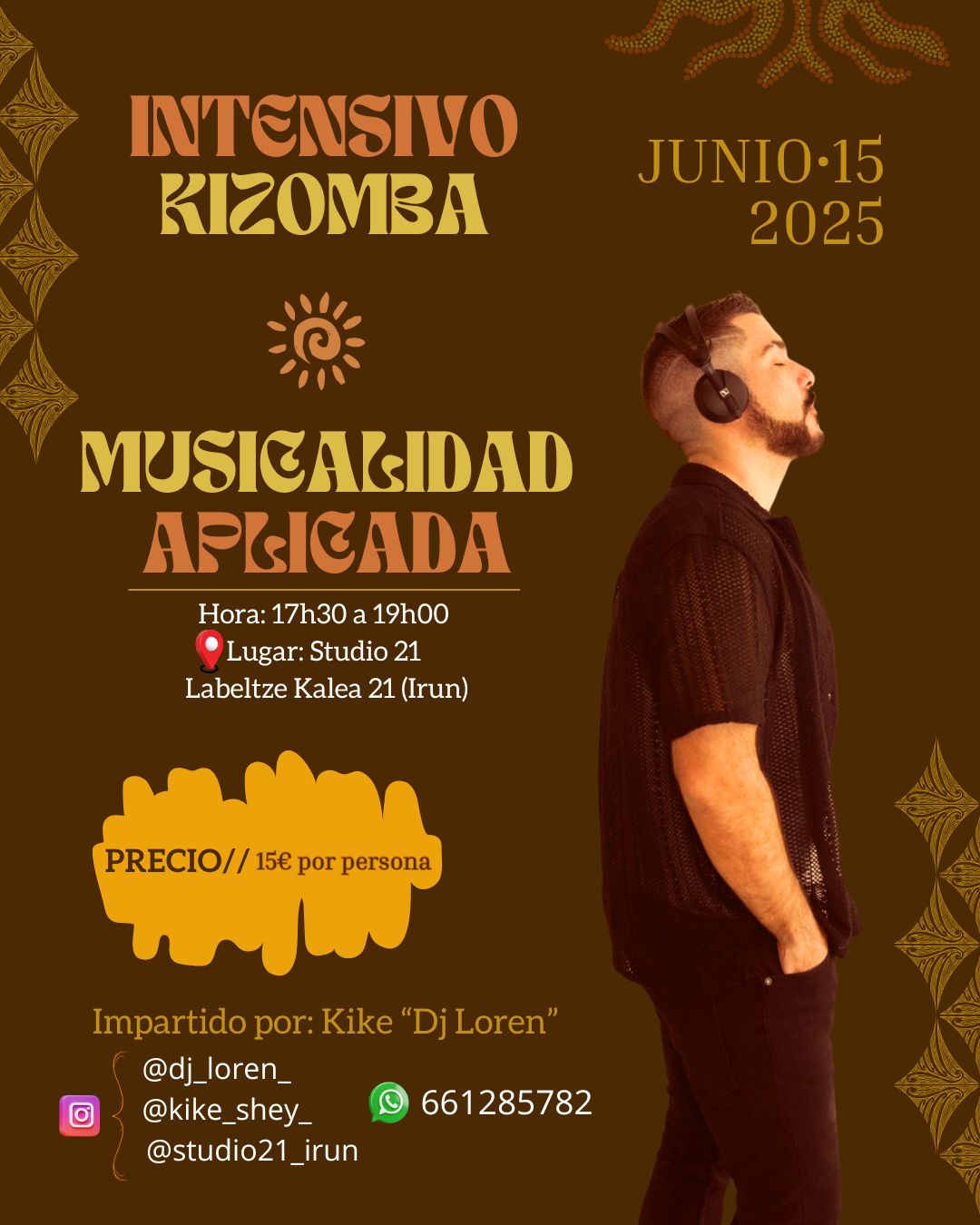 Intensivo de Kizomba "Musicalidad aplicada"