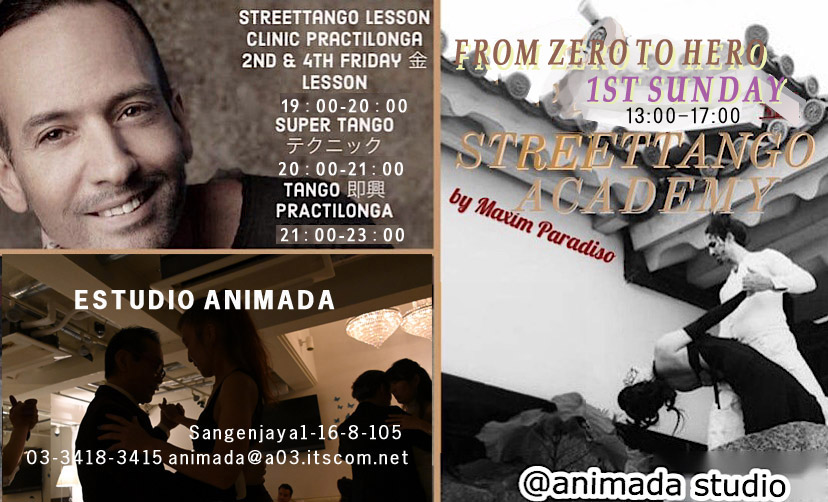 StreeTTango Tokyo lesson Clinic & Plactilonga by Maximiliano
