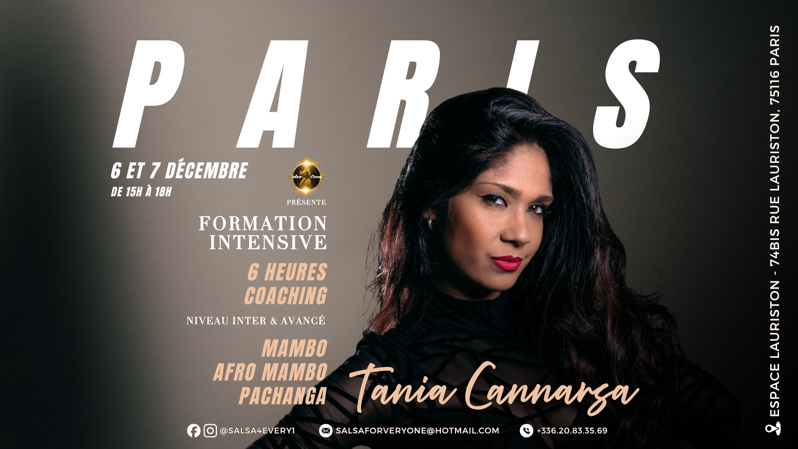 TANIA CANNARSA FORMATION INTENSIVE