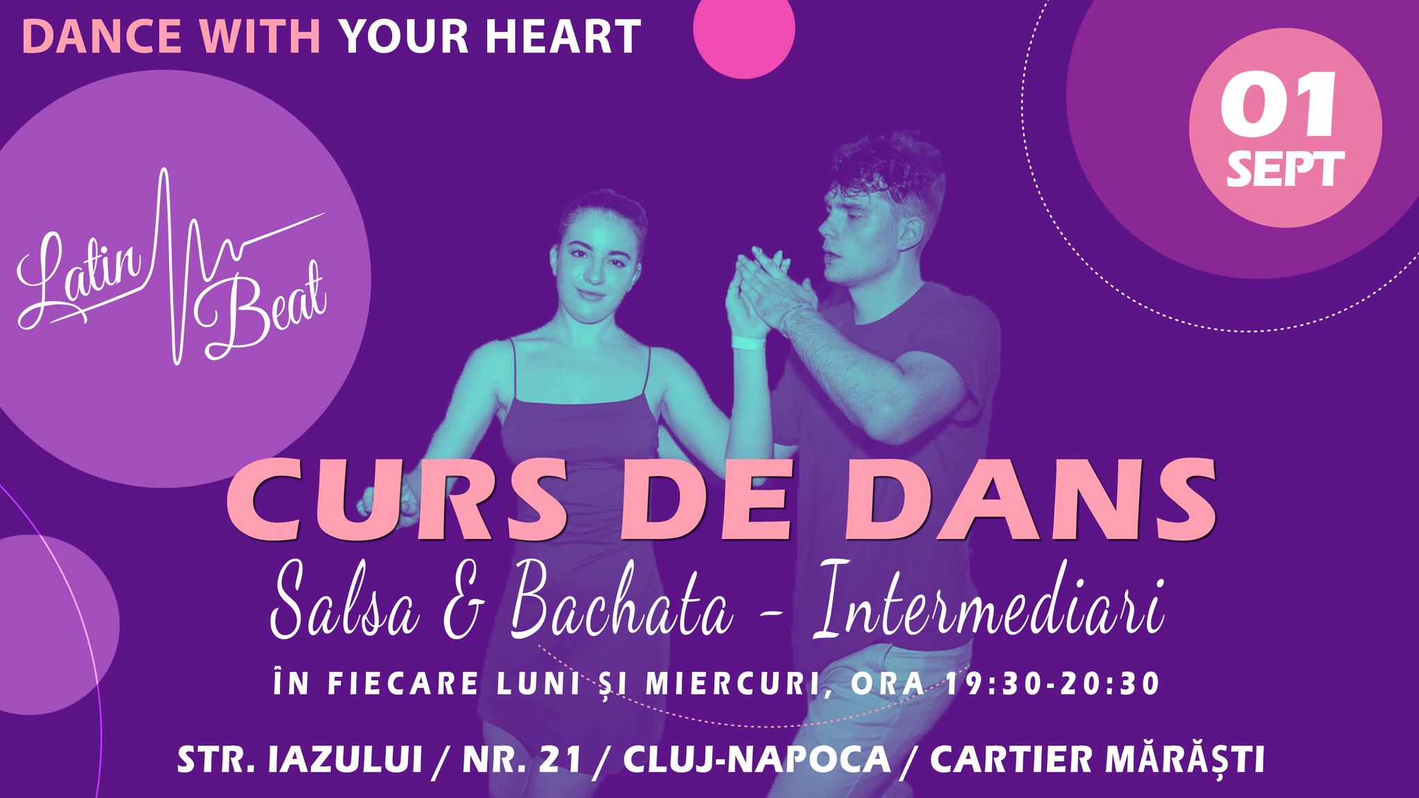 Curs de dans - Salsa & Bachata Intermediari
