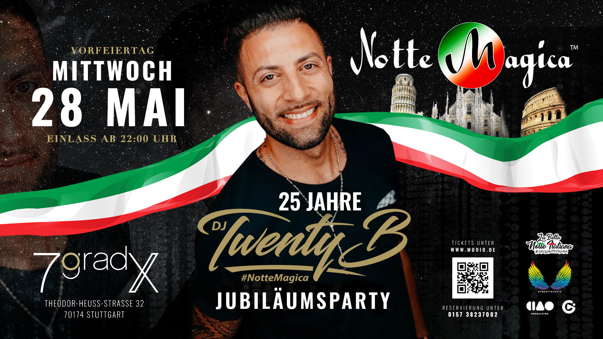 Notte Magica by #TwentyEvent - 25 Jahre DJ Twenty B