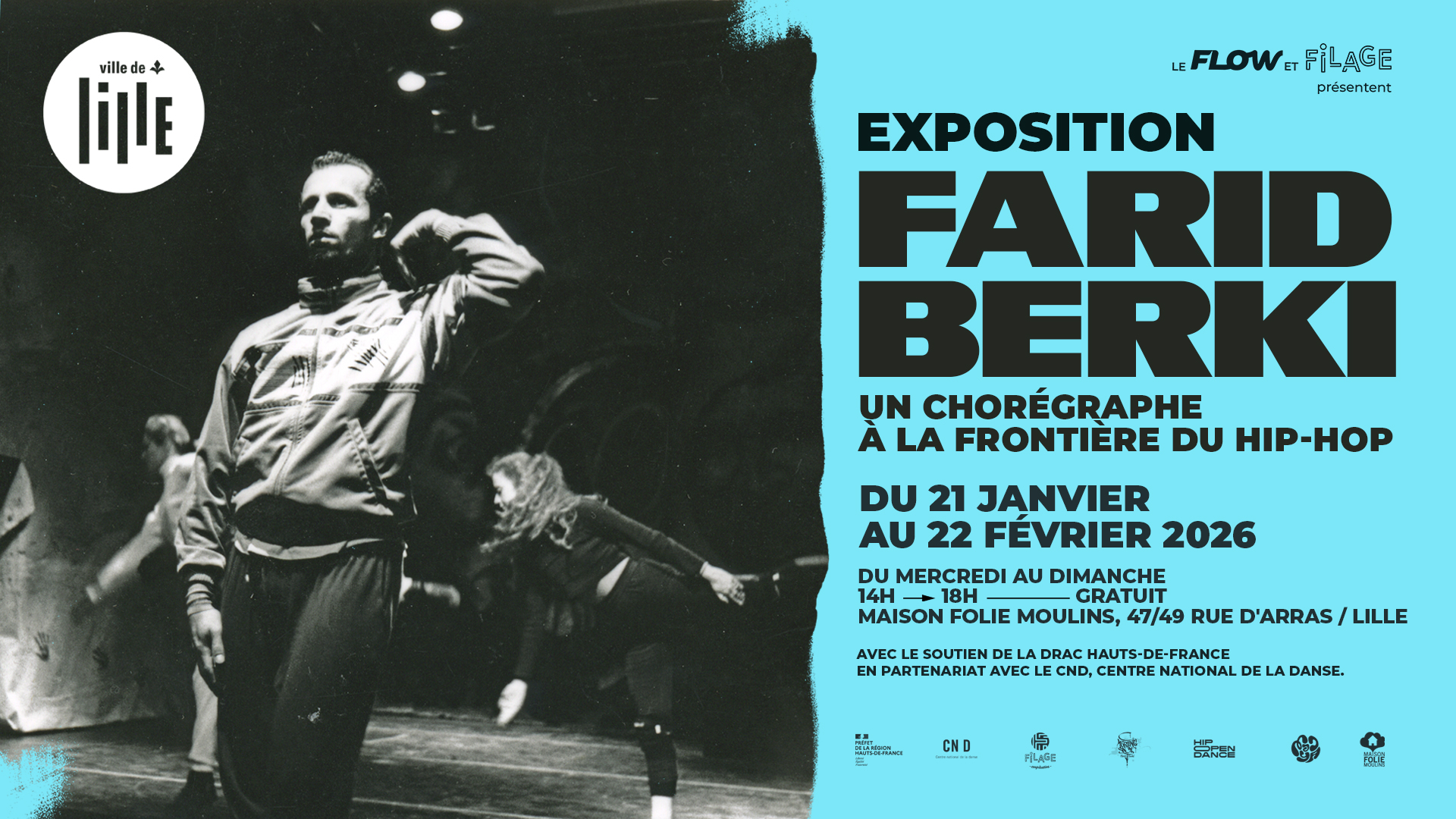 Exposition - "Farid Berki : un chorégraphe à la frontière du hip-hop"