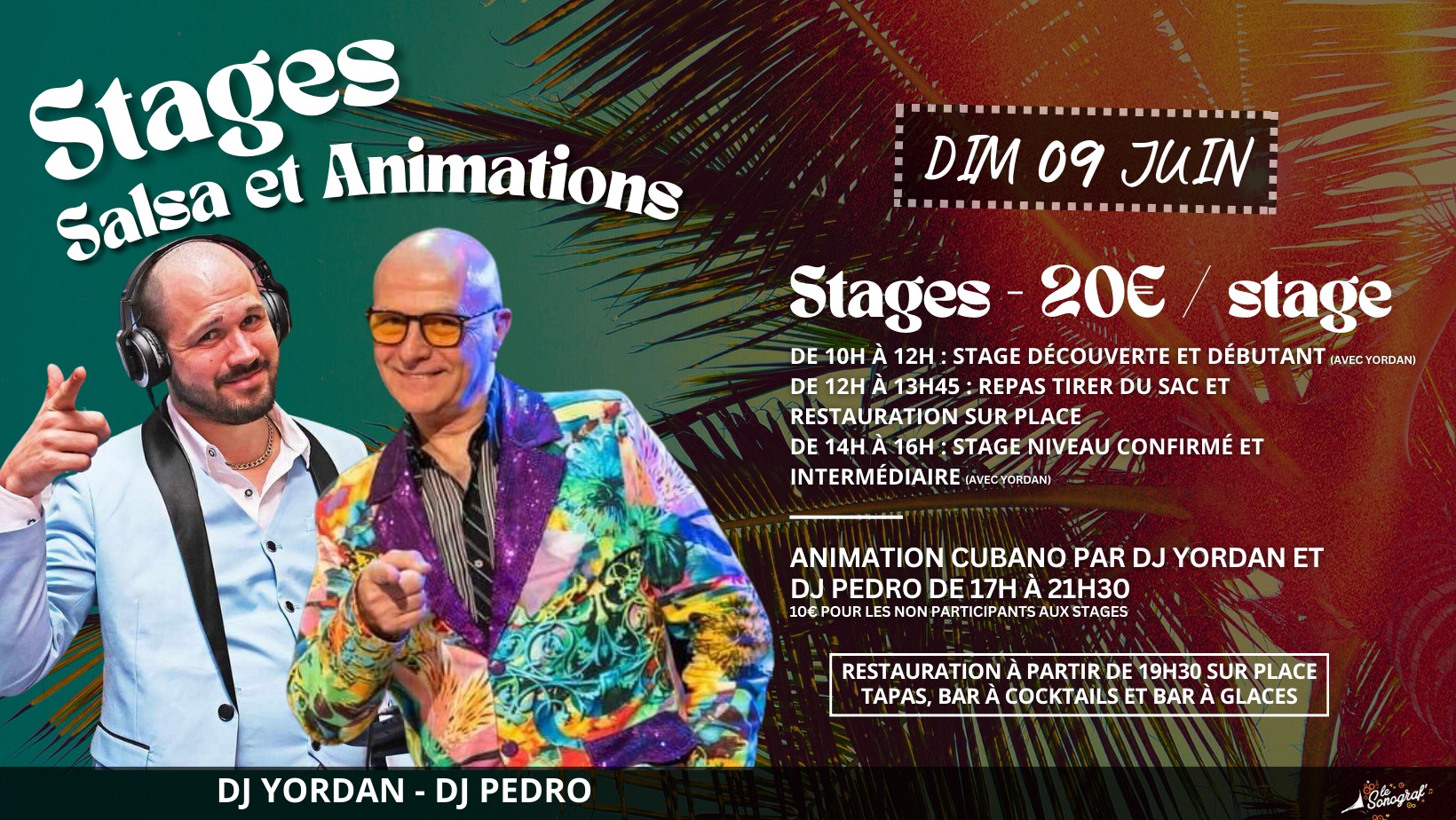 Stages & Animations Salsa au Sonograf !💃🏻