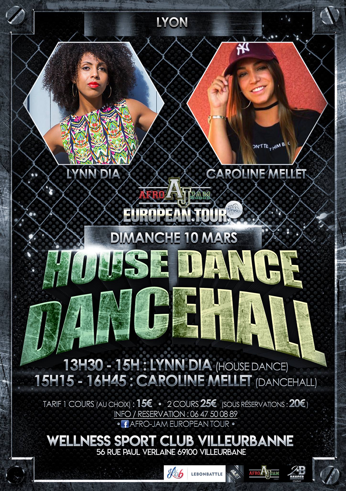 AJET #3 ✦✦Masterclass House dance Dancehall✦✦ à Lyon