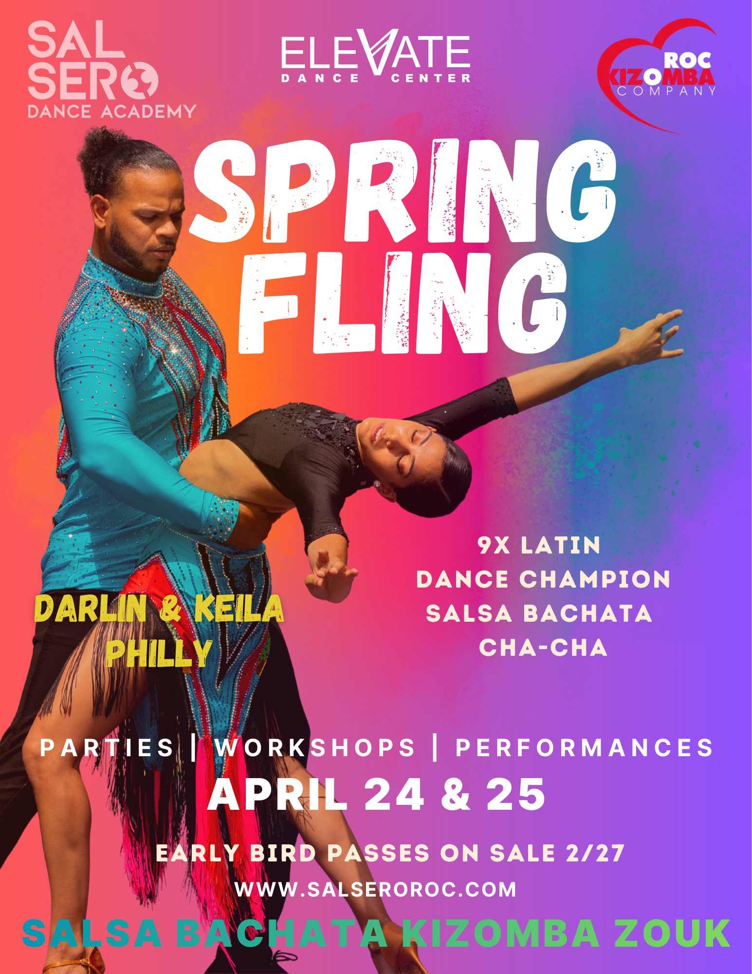Spring Fling - Latin & African Dance Weekender April 24 & 25