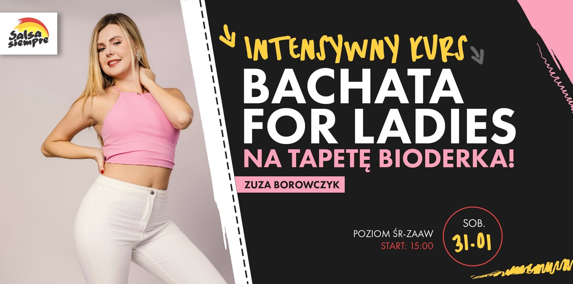 Intensywny kurs! Bachata for Ladies-bioderka!