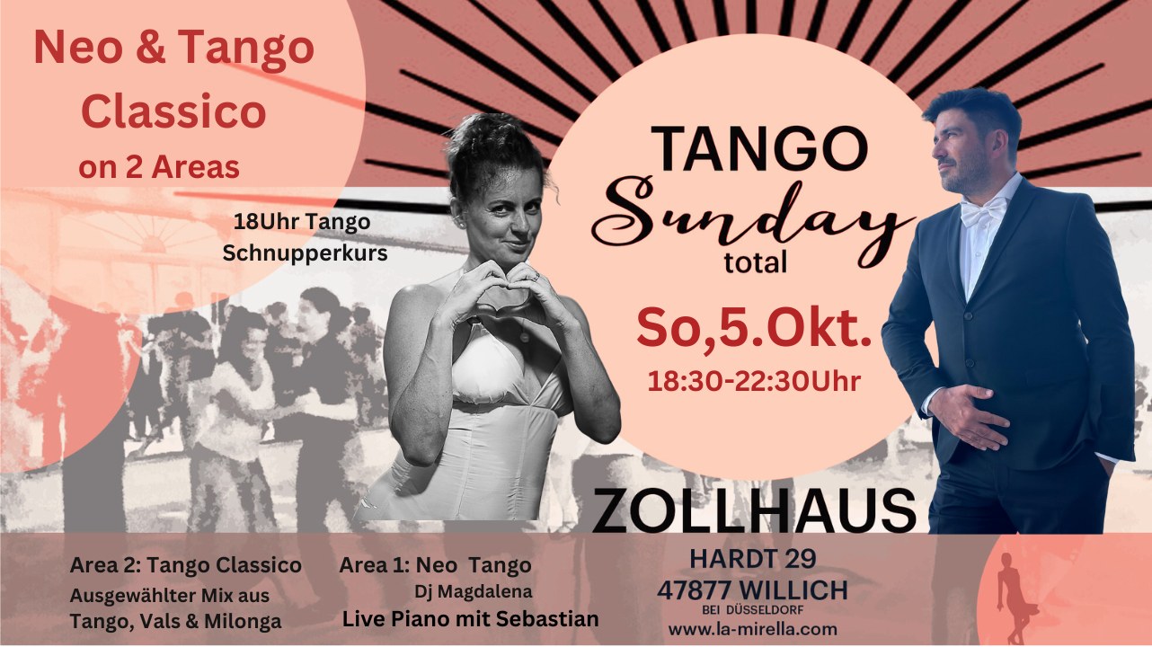 Tango Sunday mit Live Highlight & Tanz