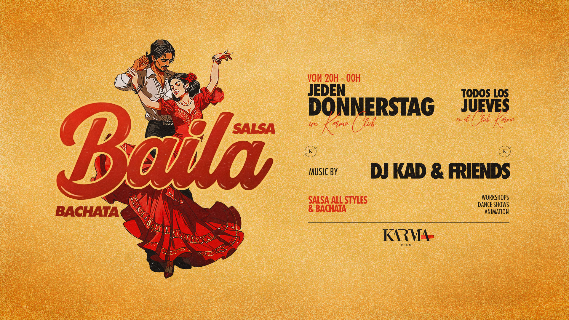 BAILA SALSA & Bachata - THURSDAYS