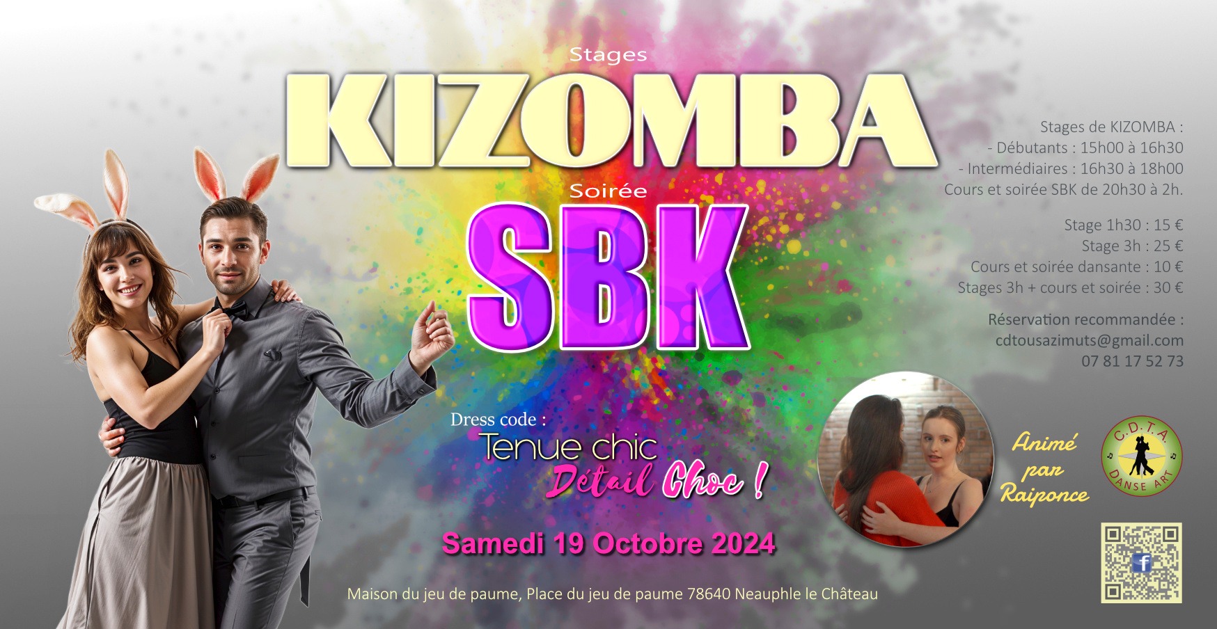 Stage, cours Kizomba et soirée SBK