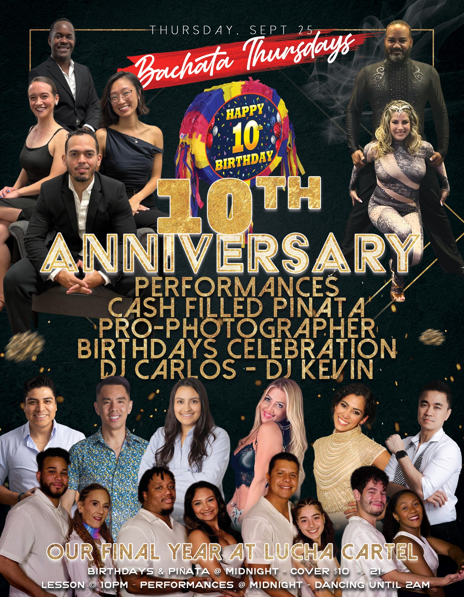 Bachata Thursdays 10th ANNIVERSARY
