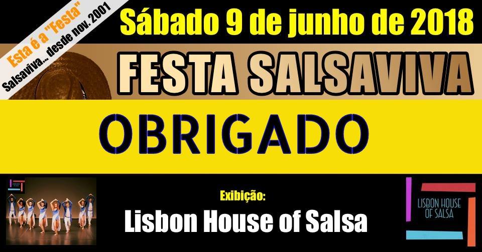 Festa Salsaviva - Sábado, 9 junho 2018