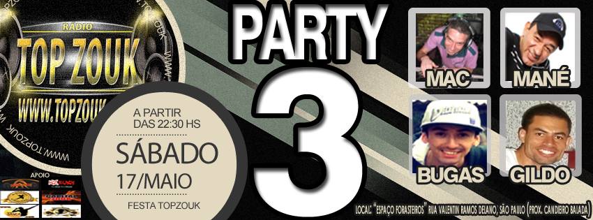 LISTA ENCERRADA!!!! TOPZOUK PARTY III