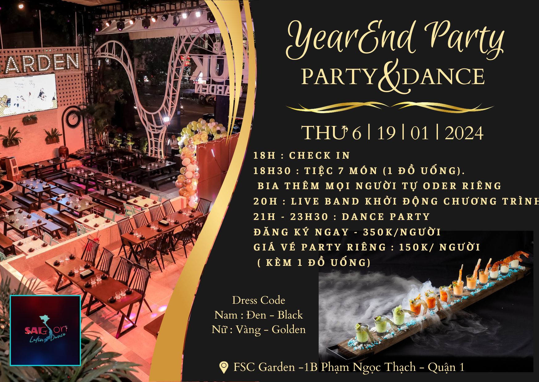 Tất niên YearEnd Party Thứ 6 ngày 19 01