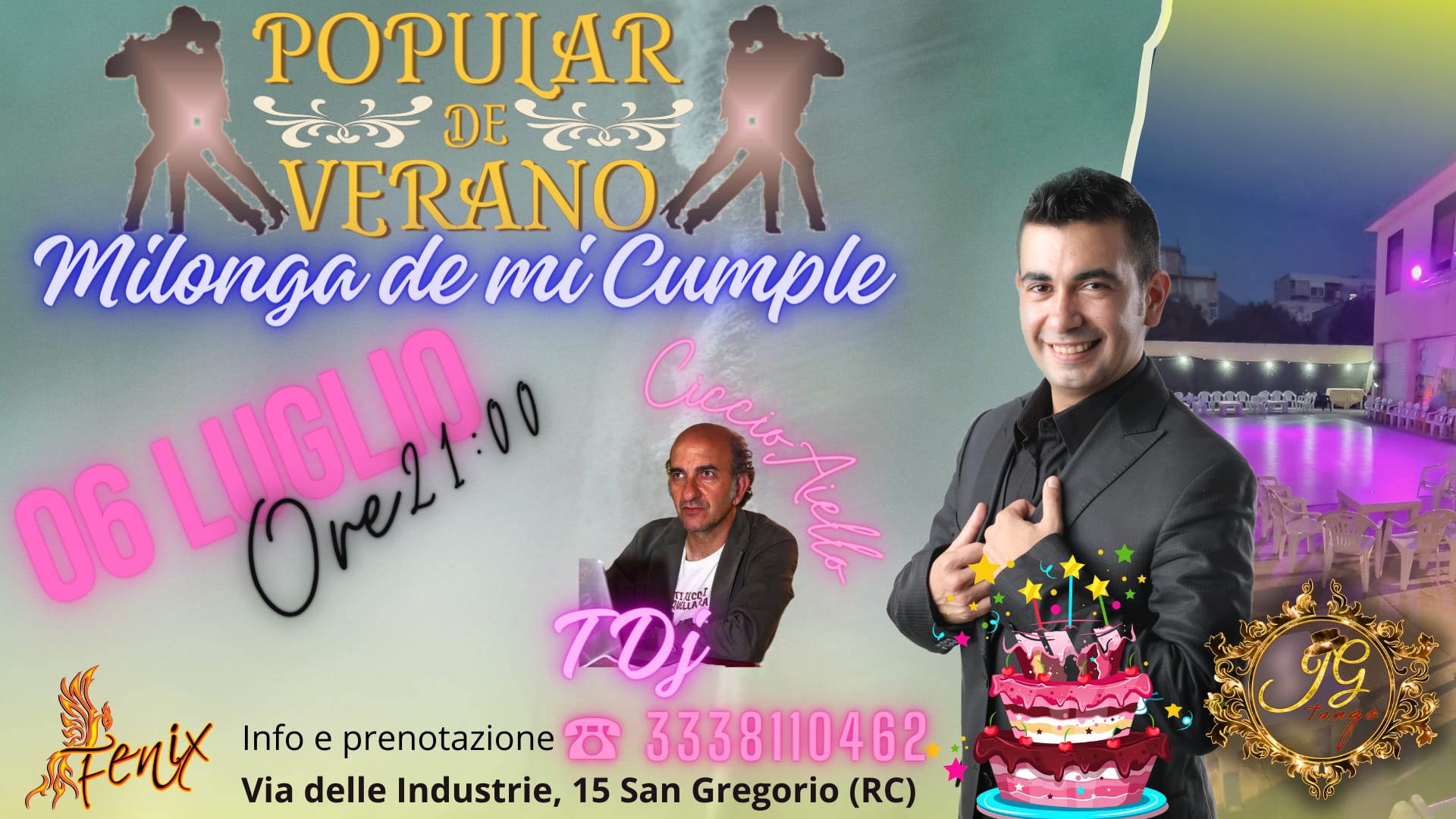 MILONGA DE MI CUMPLE - 6 LUGLIO 2024