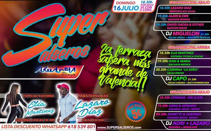 Fiesta SuperSalseros Akuarela Playa