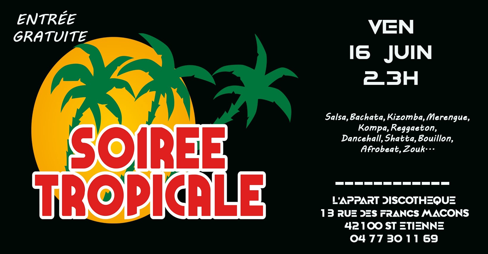 Soirée TROPICALE