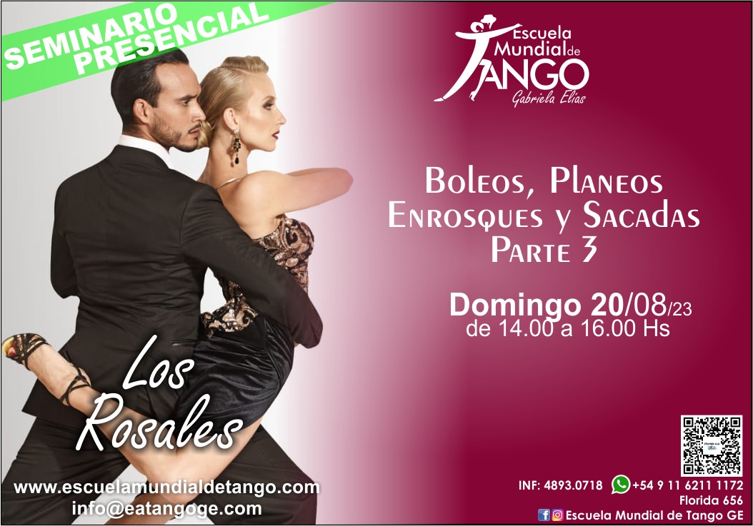 Seminario Los Rosales Domingo 20 Agosto 14:00hs "Camino al Mundial con grandes Profesores.