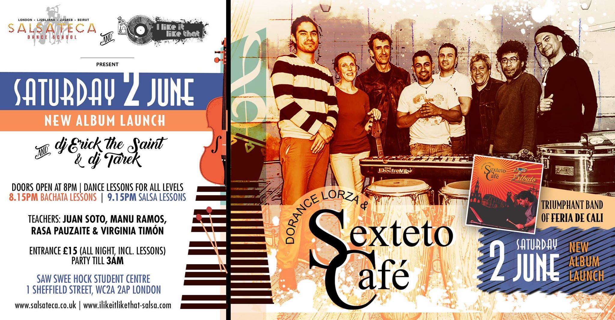 Live Band on Stage - Sexteto Cafe