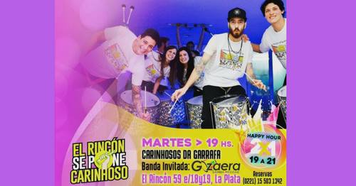 Martes de Roda con Carinhosos + La Gozaera