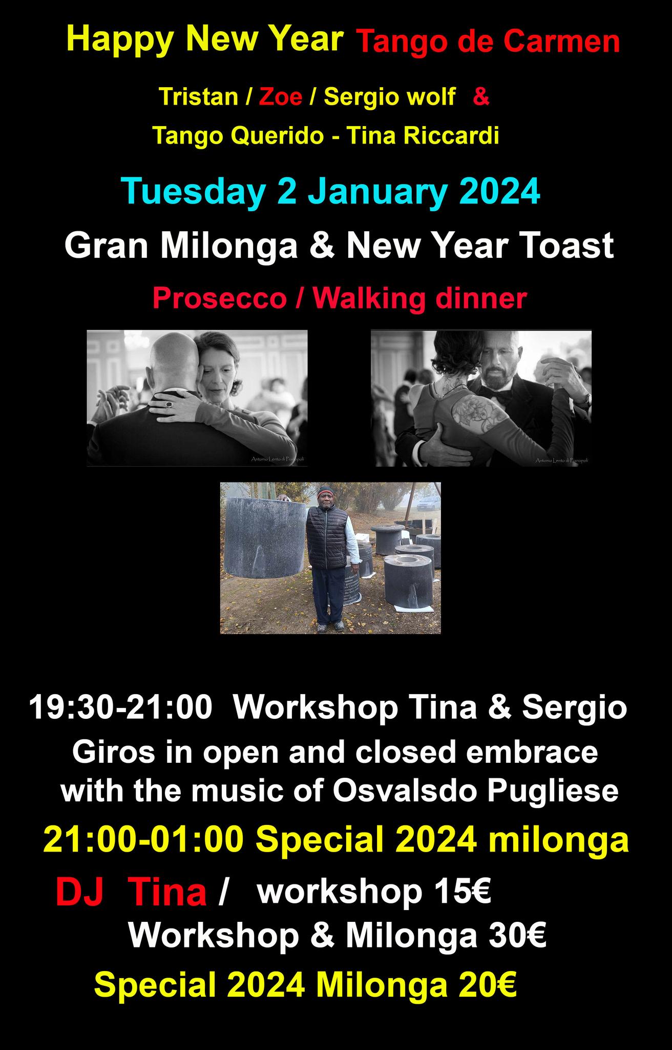 Gran Milonga & New Year Toast