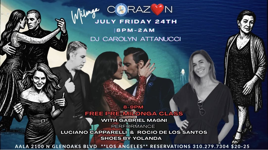 Milonga CorazÓn -DJ Carolyn Attanucci <Free Tango Class>by Gabriel Magni