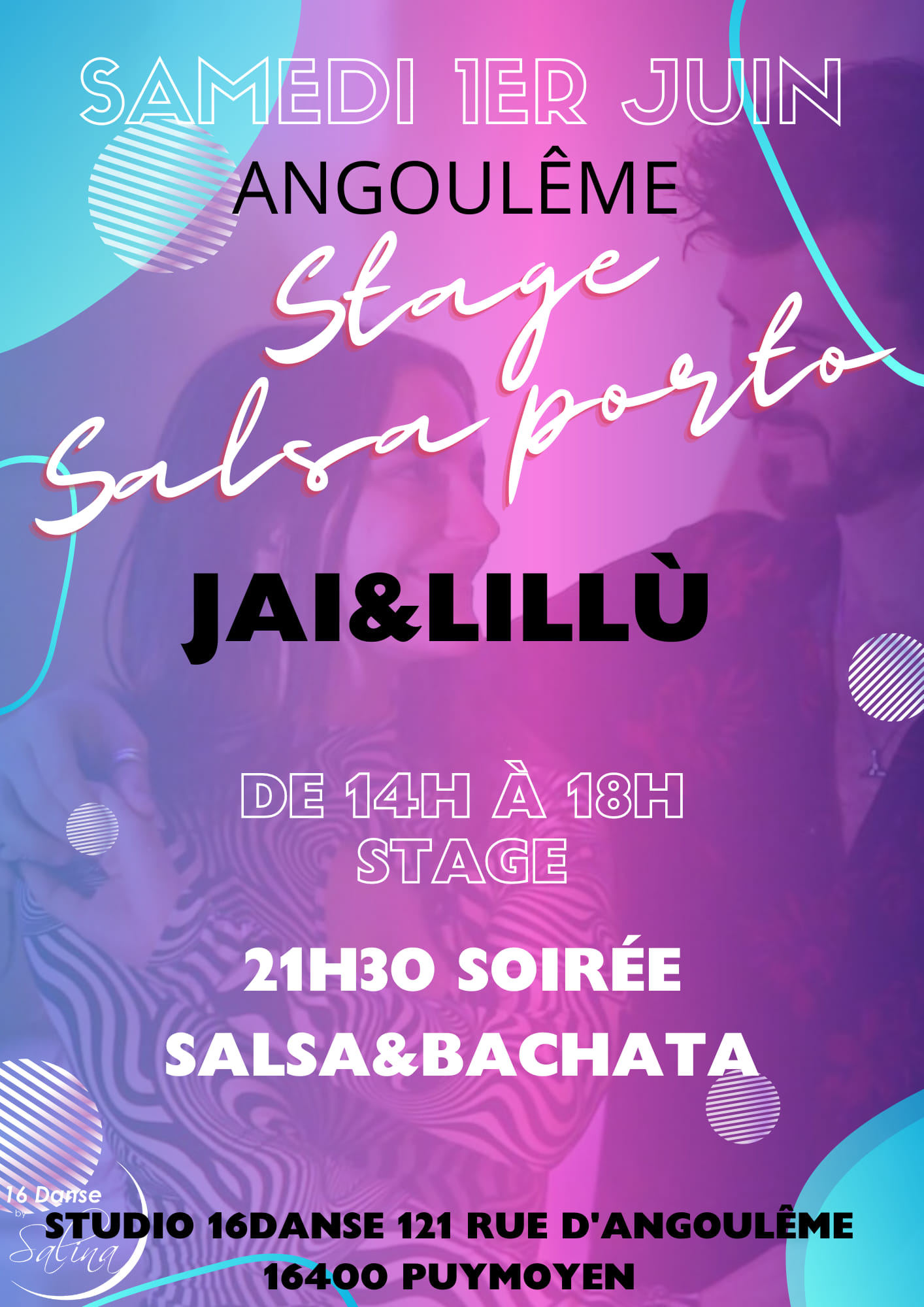 Stage Salsa Porto avec Jai & Lillù + Soirée Salsa Bachata