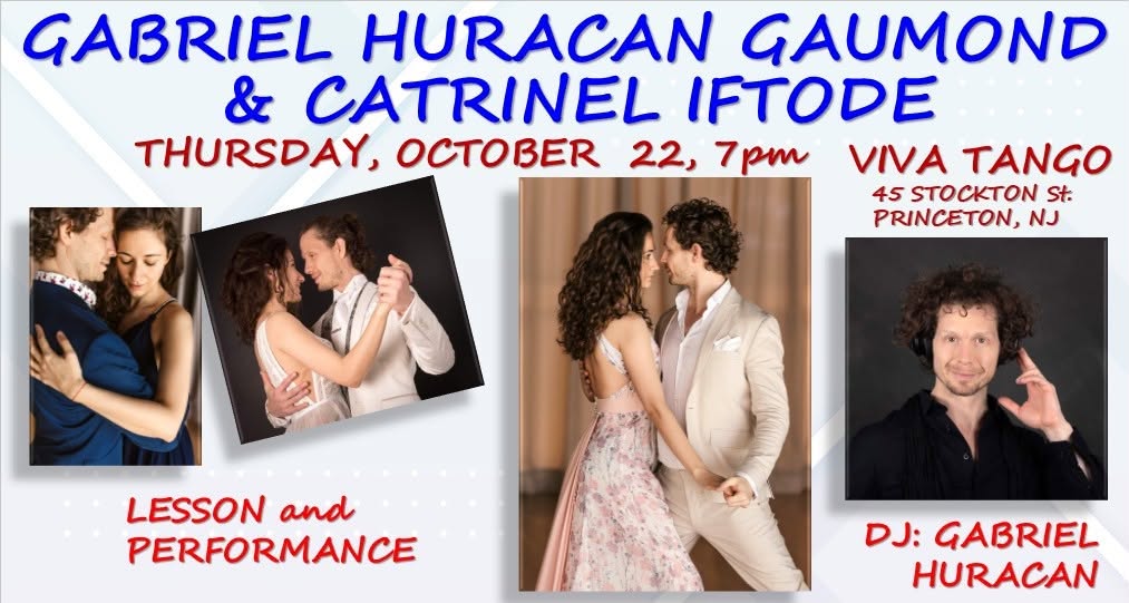 LESSON, PERFORMANCE and MILONGA with DJ