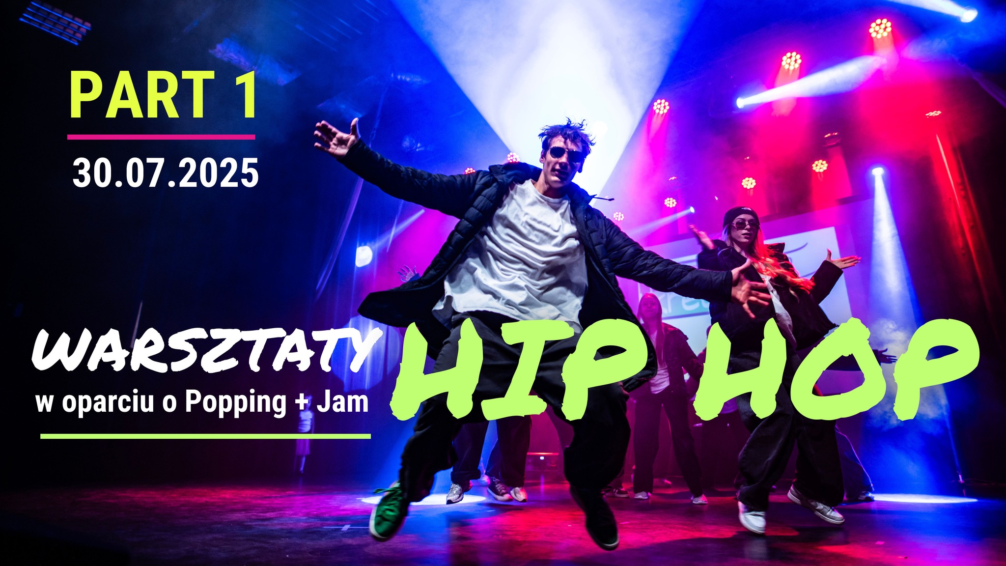 WARSZTATY HIP HOP-owe w oparciu o Popping + Jam ZAPISY! Dzień 1 😎🫵🏻