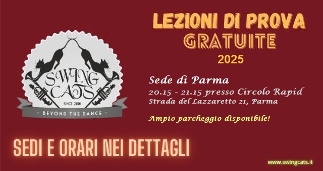 π Presentazione Nuovi Corsi Swing Cats 2025 π