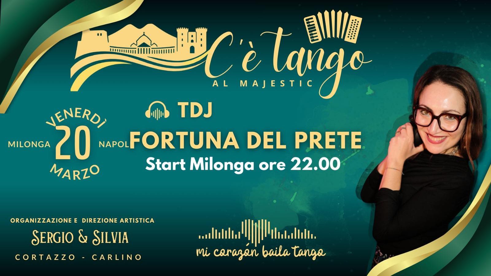 C’è Tango al majestic Venerdì 20 Marzo