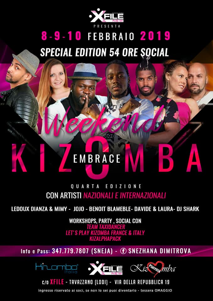 Weekend Kizomba Embrace - Special Edition - XFILE