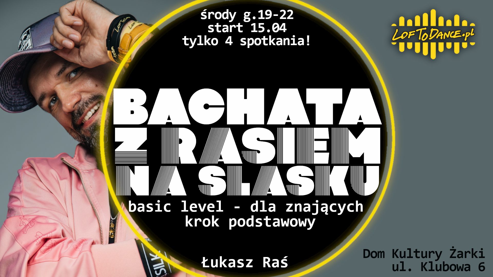 Bachata z Rasiem na Śląsku - 4 spotkania