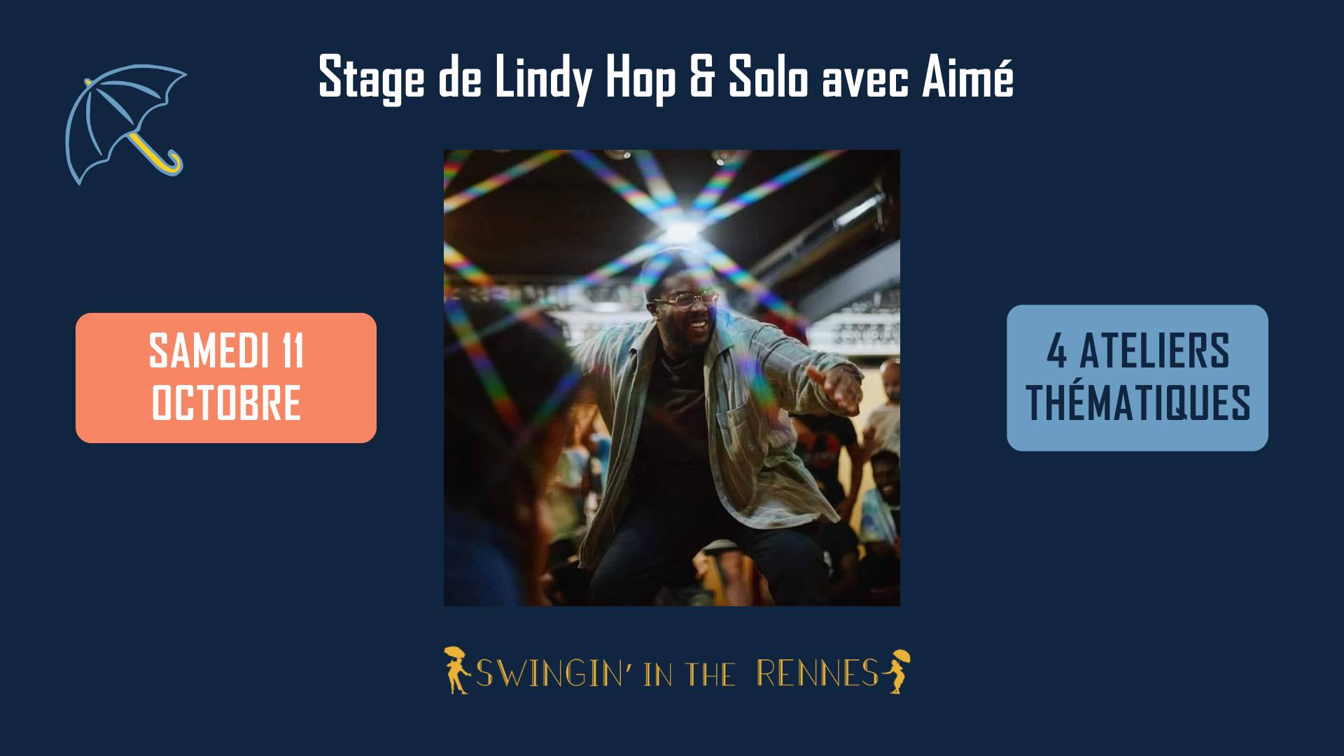 Stage de rentrée Lindy Hop & Solo Jazz avec Aimé