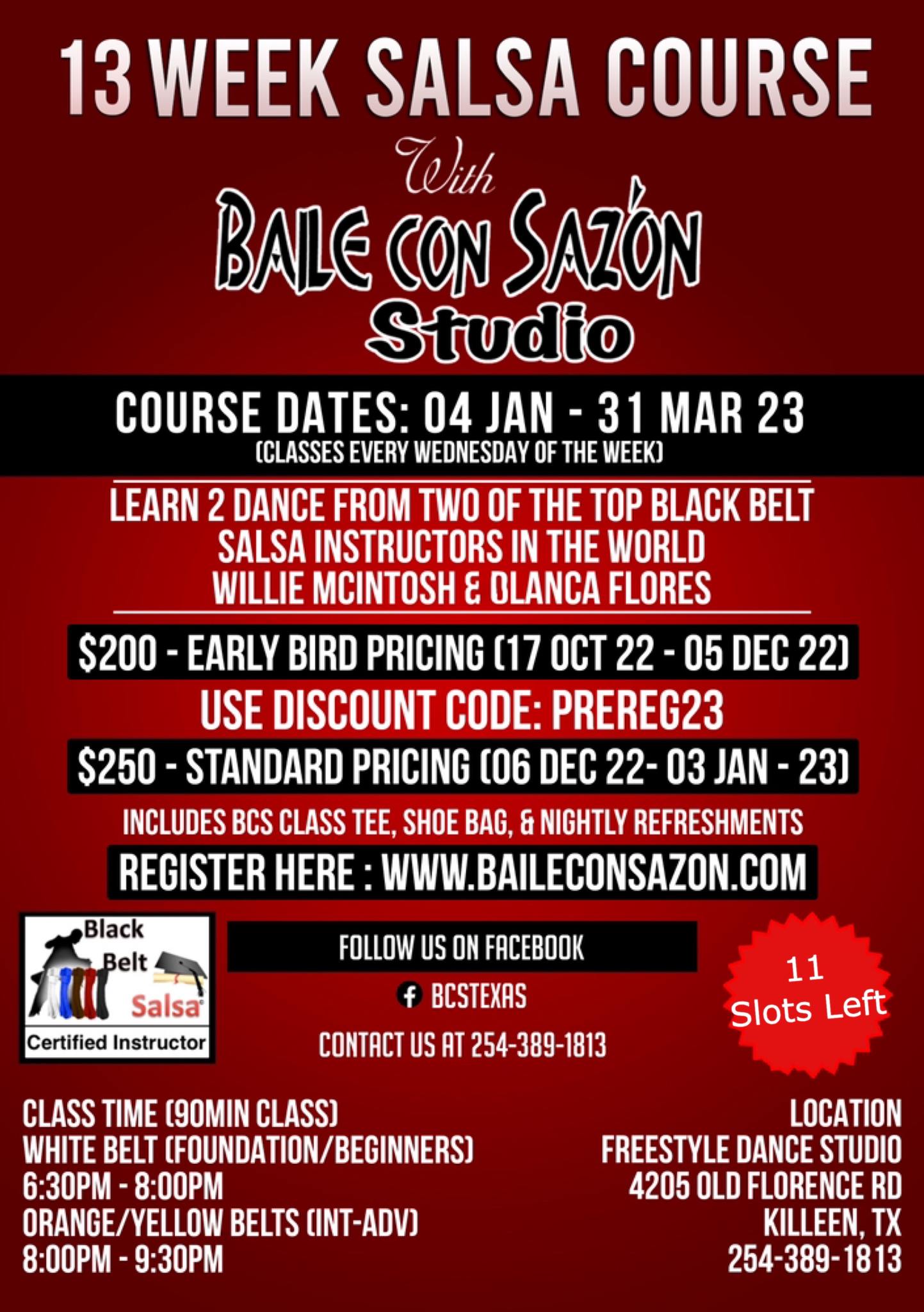 13 Week Salsa Course Beginner - Intermediate