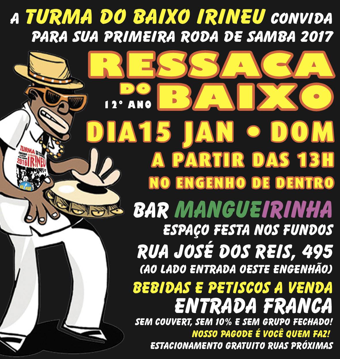 Roda de Samba Ressaca Turma do Baixo Irineu