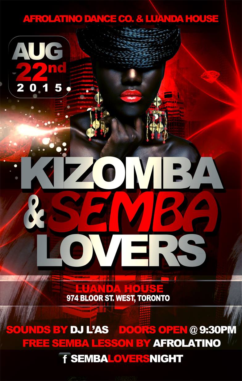 ✮✮✮ Kizomba & Semba Lovers - Aug 22 ✮✮✮