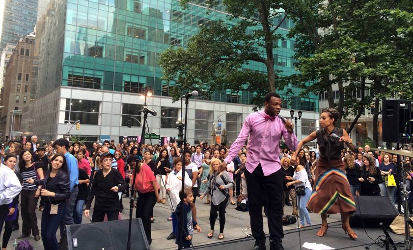 Dancing in Bryant Park: West Coast Swing